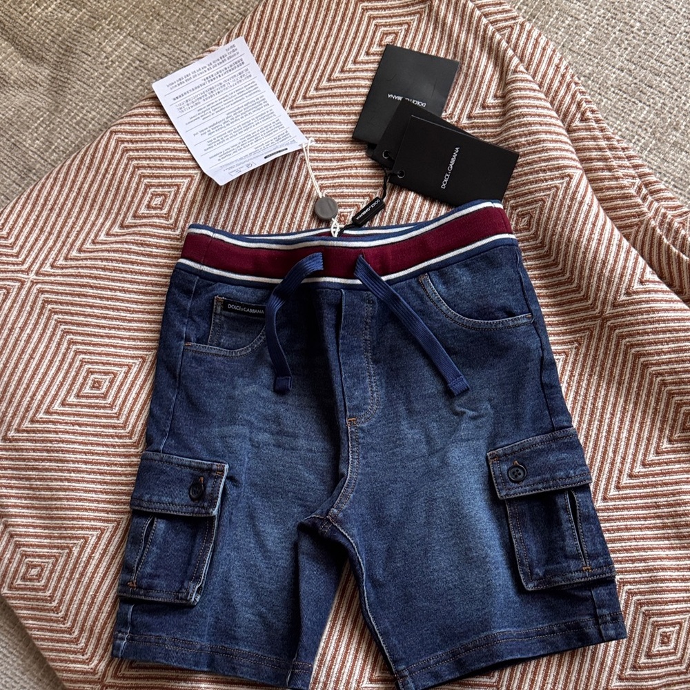 Dolce & Gabbana Dark Blue Bermuda Shorts